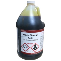 Ferric Chloride, Copper Etchant Solution, Liquid 42 Degree Baume